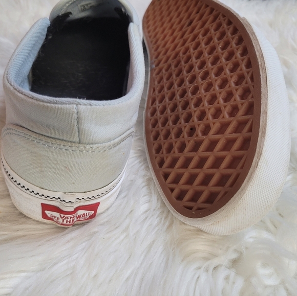 Vans Light Blue Slip-On Sneakers - Picture 5 of 6